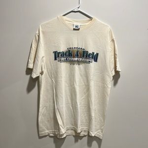 Vintage y2k track and field colorado shirt